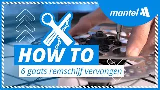 OP DEZE MANIER PLAATS JE EEN NIEUWE 6-GAATS REMSCHIJF OP JE RACEFIETS, MTB OF GRAVELBIKE! [HOW-TO]
