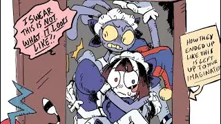 Pomni and Jax in the closet | TADC Human AU  | The Amazing Digital Circus Comic Dub