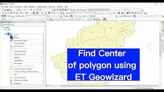 Find Center of polygon using ET Geowizards in ArcGIS