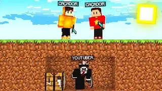 DESAFIO: CAÇADORES vs 1 YOUTUBER no Minecraft !