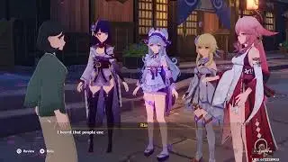 A Doppelganger in Inazuma City? | Genshin Impact 5.4 Mikawa Flower Festival Cutscene