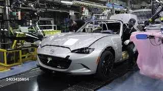 Mazda Motor Company's Showroom, Museum And Factory At Company's Headquarters In Fuchu Town