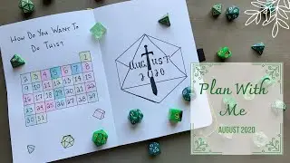 August 2020 Plan With Me: Critical Role Mighty Nein