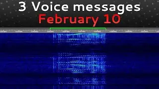 UVB-76 (The buzzer) 3 Voice messages 10.2.2025