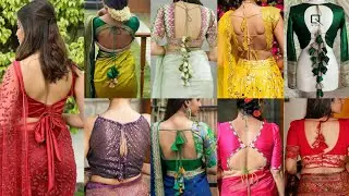 Trendy blouse back neck designs|| blauj dizain|| blouse neck design idea|| 