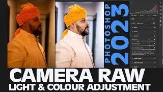 Yellow Light Kaise Remove Kare Camera Raw Filter | Photoshop 2023 Colour Correction | Camera Raw 15