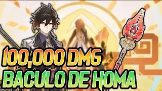 BACULO DE HOMA VUELVE A ZHONGLI UN DIOS! | Genshin Impact