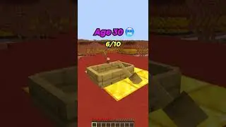 MLG CLUTCH at At Every Age in Minecraft? 🤔(with Dubidubidu😂) #minecraft #shorts