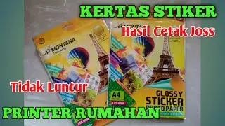 RIVEW KERTAS STIKER FOTO GLOSSY