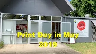 Print Day in May 2019 at InkMasters Cairns