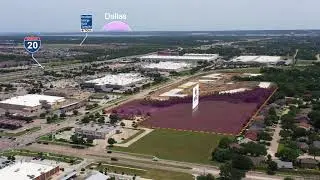 Drone Footage with Motion Tracking Graphics and Callouts