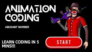 How to code Abudant number in C program???? PART 2 :ANIMATION //LEARN CODING IN 5 MINS!!!