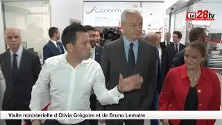 Visite ministerielle d'Olivia Grégoire et de Bruno Lemaire