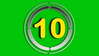 Timer 10 Seconds Countdown ⏰ Countdown Timer 10 Seconds No Copyright Green Screen 😘 Empress Timer
