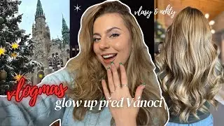 VLOGMAS 2💅🏼✨- GLOW UP před Vánoci - vlasy, nehty, masáž, adventní kalendáře! | Lucy