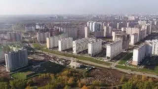 Как выглядит с воздуха микрорайон Гидростроителей