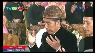 Prosesi Ijab Kabul Kahiyang Ayu dan Bobby Nasution - Jokowi Mantu