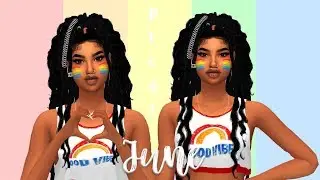 ♡|SIMS 4| PRIDE CAS| FULL CC LIST + SIM DOWNLOAD|♡