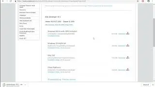 Downloading Oracle SQL Developer 18.3