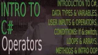 CSharp Lesson Regarding Operators - Made Easy JT Devs in 2022 #CSharp