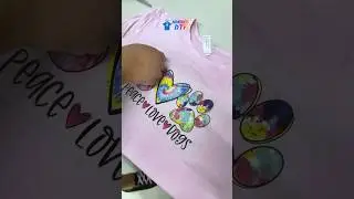 Pressing and Peeling DTF Glitter Film - DTF Printing