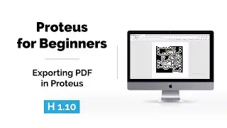 H 1.10 | Exporting PDF in Proteus | Regulator Circuit Design in Proteus | Proteus for Beginners