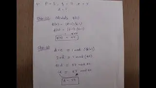 Calculation of 
