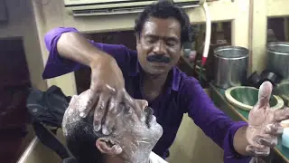 Baba Head Massage Indian Bald Man|Worlds Greatest Head Massage|FACE MASSAGE|Baba in Bombay|ASMR