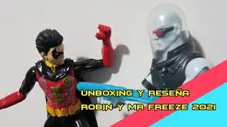 UNBOXING Y RESEÑA: Robin y Mr Freeze 2021 - Spin Master Escala 1/6