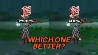 C0 Arlecchino Pyro vs Atk% Goblet Comparison, Which one Better?