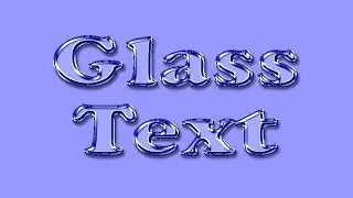 Photoshop Text Effects | How to Create Glass Text Effect in Photoshop | By Leena Jain