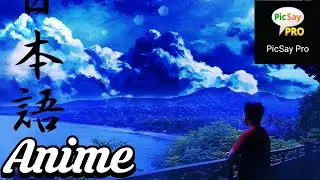 #Anime#picsaypro#Viral.                    tutorial simpel cara edit foto seperti anime di picsaypro