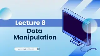 Lecture 8 | Data Manipulation Revision