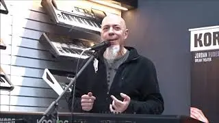 Jordan Rudess - clinic at Kytary.cz, Praha