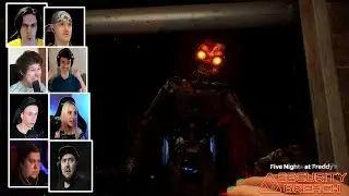 Реакция Летсплейщиков на Мимика и Спасение Роксаной в Five Nights at Freddy Ruin