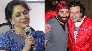 Hema Malini's FIRST Open COMMENTS on stepsons Sunny & Bobby Deol