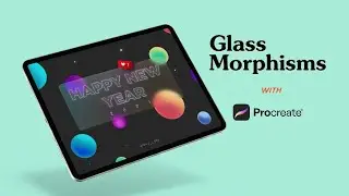 Glassmorphism on Procreate & iPad 🤔  2021 🔥