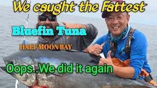 How to troll for Bluefin Tuna in Half Moon Bay: Oops.  We did it again.
