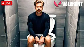 DIRECT FROM THE TOILET! RANKED GAMES! | VALORANT LIVE RNT DEVILDEEZ