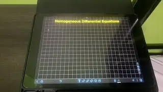 Homogeneous Differential Equations (Live Stream) Part 1