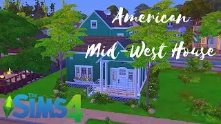 The Sims 4: American Midwest House /SPEED BUILD🏗️/