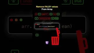 How to remove Falsy values from array in JavaScript?