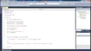 Microsoft Visual Studio C++ Tutorial 38 (Maps, Insert Items), HD
