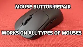 How to repair mouse left click or right click button. TO EASY