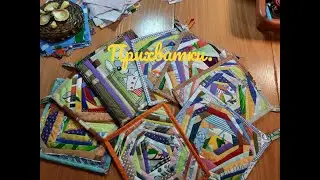 Шью из обрезков ткани .Утилизация мини лоскутков.