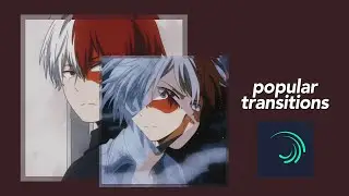popular transitions | alight motion tutorial (free ae inspired transitions)