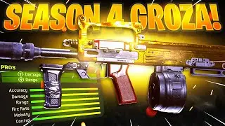 the BEST GROZA in WARZONE SEASON 4! (BEST GROZA CLASS SETUP)