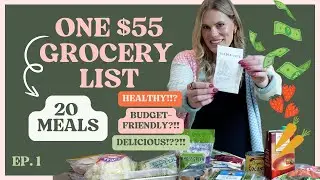 Turning $55 into 20 DELICIOUS & HEALTHY Meals -- Back To School Edition!