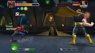 A one miss you die fight r1 3* Spider-Man Stark Enhanced vs r2 duped Hyperion MCOC