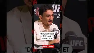 Max Holloway still considers Jose Aldo the featherweight GOAT 🐐 #UFC276 #maxholloway #josealdo #ufc